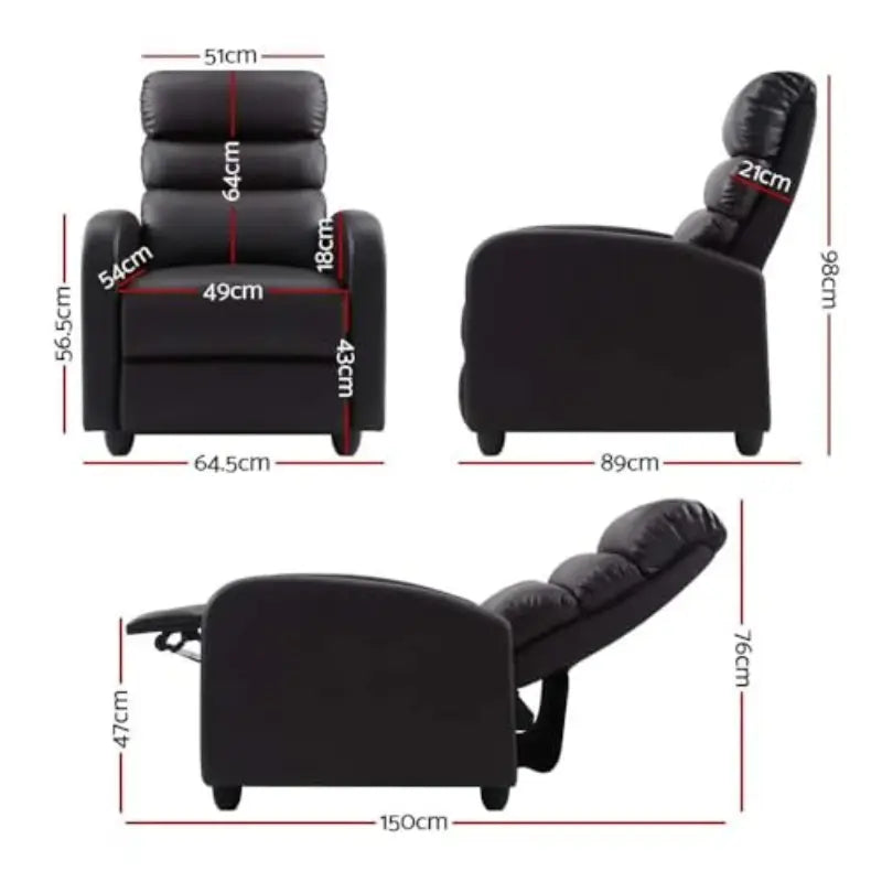 Artiss PU Leather Recliner