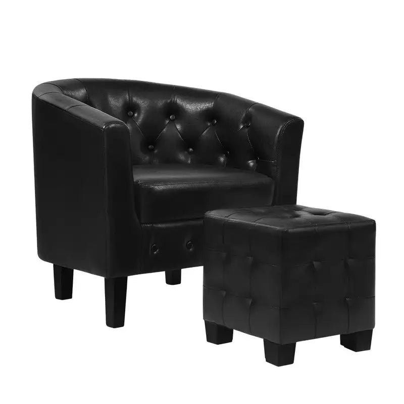 TUFFED Armchair Set with Ottoman